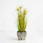 SUNNY FLOWER ΦΥΤΟ ΤΕΧΝΗΤΟ ΣΕ ΓΛΑΣΤΡΑ 70cm PVC ΠΡΑΣΙΝΟ 031330 - Image 2