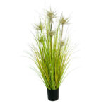 SUNNY FLOWER ΦΥΤΟ ΤΕΧΝΗΤΟ ΣΕ ΓΛΑΣΤΡΑ 90cm PVC ΠΡΑΣΙΝΟ 031331