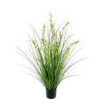 OAT GRASS ΦΥΤΟ ΤΕΧΝΗΤΟ ΣΕ ΓΛΑΣΤΡΑ 90cm PVC ΠΡΑΣΙΝΟ 031333