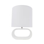 ELIO ΦΩΤΙΣΤΙΚΟ ΕΠΙΤΡΑΠΕΖΙΟ 32x32x46cm POLYRESIN ΛΕΥΚΟ ΛΙΝΟ ΛΕΥΚΟ 031376