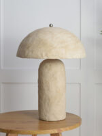 ASHER ΦΩΤΙΣΤΙΚΟ ΕΠΙΤΡΑΠΕΖΙΟ 36x36x50cm PAPER MACHE ΜΠΕΖ 031594 - Image 2