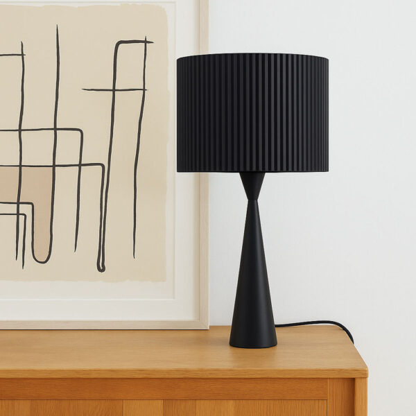 LINEAR 60 ΦΩΤΙΣΤΙΚΟ ΕΠΙΤΡΑΠΕΖΙΟ 26x26x60cm ΜΕΤΑΛΛΟ ΜΑΥΡΟ 032126 - Image 2