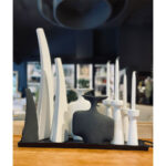 IRIDA ΒΑΖΟ 14x12x69cm ΚΕΡΑΜΙΚΟ ΛΕΥΚΟ 032296 - Image 2