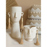 ERIS ΒΑΖΟ 20x17x40cm ΚΕΡΑΜΙΚΟ ΜΠΕΖ 032310 - Image 2