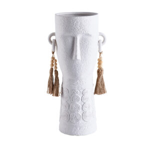 ERIS ΒΑΖΟ 25x19x50cm ΚΕΡΑΜΙΚΟ ΛΕΥΚΟ 032312