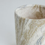 PEDRA ΓΛΑΣΤΡΑ ΣΕΤ 3ΤΜΧ 30x30x31cm ΚΕΡΑΜΙΚΟ ΜΠΕΖ ΛΕΥΚΟ 032446 - Image 4
