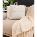 SIMPUL ΡΙΧΤΑΡΙ ΔΙΑΚΟΣΜΗΤΙΚΟ 180x240cm ΥΦΑΣΜΑ ΛΕΥΚΟ ΜΠΕΖ 032806 - Image 2