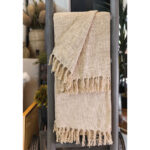 NIHAL ΡΙΧΤΑΡΙ ΔΙΑΚΟΣΜΗΤΙΚΟ 130x170cm ΥΦΑΣΜΑ ΜΠΕΖ 032820 - Image 2