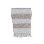 SUNIL ΡΙΧΤΑΡΙ ΔΙΑΚΟΣΜΗΤΙΚΟ 130x170cm ΥΦΑΣΜΑ ΜΠΕΖ ΛΕΥΚΟ 032834