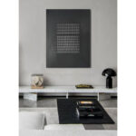 BLACKSTORM ΠΙΝΑΚΑΣ ΔΙΑΚΟΣΜΗΤΙΚΟΣ 75x100x3cm ΚΑΜΒΑΣ ΜΑΥΡΟ 033054 - Image 2