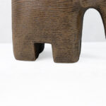 ZAMBIA.1 ΔΙΑΚΟΣΜΗΤΙΚΟ ΕΛΕΦΑΝΤΑΣ 16.5x9x18cm POLYRESIN ΚΑΦΕ 033282 - Image 3