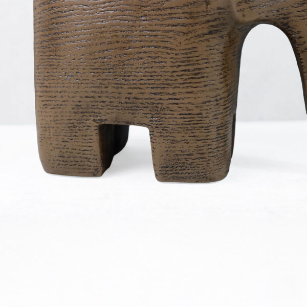 ZAMBIA.1 ΔΙΑΚΟΣΜΗΤΙΚΟ ΕΛΕΦΑΝΤΑΣ 16.5x9x18cm POLYRESIN ΚΑΦΕ 033282 - Image 3