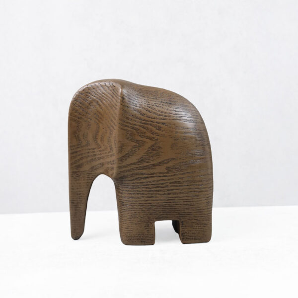 ZAMBIA.1 ΔΙΑΚΟΣΜΗΤΙΚΟ ΕΛΕΦΑΝΤΑΣ 16.5x9x18cm POLYRESIN ΚΑΦΕ 033282 - Image 4