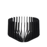 ALONE ΔΙΑΚΟΣΜΗΤΙΚΟ ΜΠΩΛ 27x27x12.5cm ΜΕΤΑΛΛΟ ΜΑΥΡΟ ΜΑΤ 033896