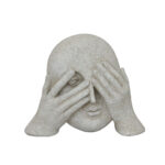 GLANCE ΔΙΑΚΟΣΜΗΤΙΚΟ ΠΡΟΣΩΠΟ 21.3x7x16.8cm POLYRESIN OFF WHITE 034169