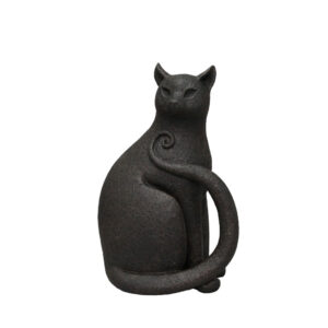 MILO ΔΙΑΚΟΣΜΗΤΙΚΟ ΓΑΤΑ 17.8x11.5x26.5cm POLYRESIN ΜΑΥΡΟ 034170