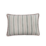 ROMANTICO ΔΙΑΚΟΣΜΗΤΙΚΟ ΜΑΞΙΛΑΡΙ 60x40cm ΥΦΑΣΜΑ ΜΠΕΖ ΑΝΘΡΑΚΙ ΚΕΡΑΜΙΔΙ 034185