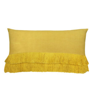 SENAPE ΔΙΑΚΟΣΜΗΤΙΚΟ ΜΑΞΙΛΑΡΙ 60x40cm ΥΦΑΣΜΑ ΚΙΤΡΙΝΟ 034210