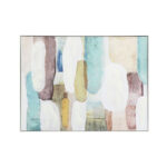 MINT AIR ΠΙΝΑΚΑΣ ΔΙΑΚΟΣΜΗΤΙΚΟΣ ΜΕ ΚΟΡΝΙΖΑ 90x120x4cm ΚΑΜΒΑΣ ΠΟΛΥΧΡΩΜΟ ΞΥΛΟ ΑΣΠΡΟ 034231