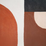 VARME B ΠΙΝΑΚΑΣ ΔΙΑΚΟΣΜΗΤΙΚΟΣ ΜΕ ΚΟΡΝΙΖΑ 60x80x4cm ΚΑΜΒΑΣ ΠΟΛΥΧΡΩΜΟ ΞΥΛΟ ΜΑΥΡΟ 034234 - Image 5