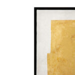 DUE MONDI ΠΙΝΑΚΑΣ ΔΙΑΚΟΣΜΗΤΙΚΟΣ ΜΕ ΚΟΡΝΙΖΑ 90x120x4cm ΚΑΜΒΑΣ ΜΠΕΖ ΜΟΥΣΤΑΡΔΙ ΞΥΛΟ ΜΑΥΡΟ 034238 - Image 3