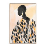 VOIX NOIRE ΠΙΝΑΚΑΣ ΔΙΑΚΟΣΜΗΤΙΚΟΣ ΜΕ ΚΟΡΝΙΖΑ 80x120x4cm ΚΑΜΒΑΣ ΠΟΛΥΧΡΩΜΟ ΞΥΛΟ ΦΥΣΙΚΟ 034243