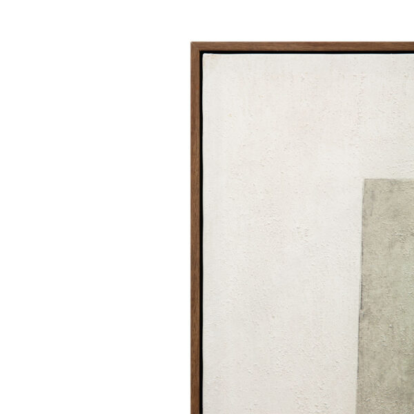 LINEAR ΠΙΝΑΚΑΣ ΔΙΑΚΟΣΜΗΤΙΚΟΣ ΜΕ ΚΟΡΝΙΖΑ 90x120x4cm ΚΑΜΒΑΣ ΜΠΕΖ ΓΚΡΙ ΜΑΥΡΟ ΞΥΛΟ ΦΥΣΙΚΟ 034245 - Image 3