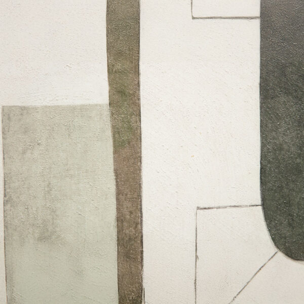 LINEAR ΠΙΝΑΚΑΣ ΔΙΑΚΟΣΜΗΤΙΚΟΣ ΜΕ ΚΟΡΝΙΖΑ 90x120x4cm ΚΑΜΒΑΣ ΜΠΕΖ ΓΚΡΙ ΜΑΥΡΟ ΞΥΛΟ ΦΥΣΙΚΟ 034245 - Image 4