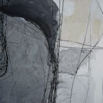 WOMB BEAUTY ΠΙΝΑΚΑΣ ΔΙΑΚΟΣΜΗΤΙΚΟΣ ΜΕ ΚΟΡΝΙΖΑ 90x120x4cm ΚΑΜΒΑΣ ΜΠΛΕ ΣΚΟΥΡΟ ΓΚΡΙ ΜΠΕΖ ΞΥΛΟ ΦΥΣΙΚΟ 034247 - Image 5