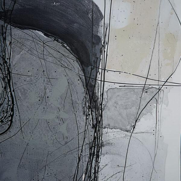 WOMB BEAUTY ΠΙΝΑΚΑΣ ΔΙΑΚΟΣΜΗΤΙΚΟΣ ΜΕ ΚΟΡΝΙΖΑ 90x120x4cm ΚΑΜΒΑΣ ΜΠΛΕ ΣΚΟΥΡΟ ΓΚΡΙ ΜΠΕΖ ΞΥΛΟ ΦΥΣΙΚΟ 034247 - Image 5