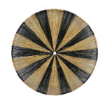 IRIDA ΔΙΑΚΟΣΜΗΤΙΚΟ ΤΟΙΧΟΥ 41x41x6cm ΓΙΟΥΤΑ ΦΥΣΙΚΟ ΜΑΥΡΟ 034320