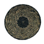 IRIS ΔΙΑΚΟΣΜΗΤΙΚΟ ΤΟΙΧΟΥ 51x51x6cm SEAGRASS ΜΑΥΡΟ ΦΥΣΙΚΟ 034321