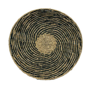 IRIS ΔΙΑΚΟΣΜΗΤΙΚΟ ΤΟΙΧΟΥ 51x51x6cm SEAGRASS ΦΥΣΙΚΟ ΜΑΥΡΟ 034322