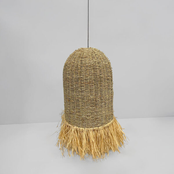 TULUM ΦΩΤΙΣΤΙΚΟ ΟΡΟΦΗΣ 42x42x71cm SEAGRASS ΦΥΣΙΚΟ 034350 - Image 3