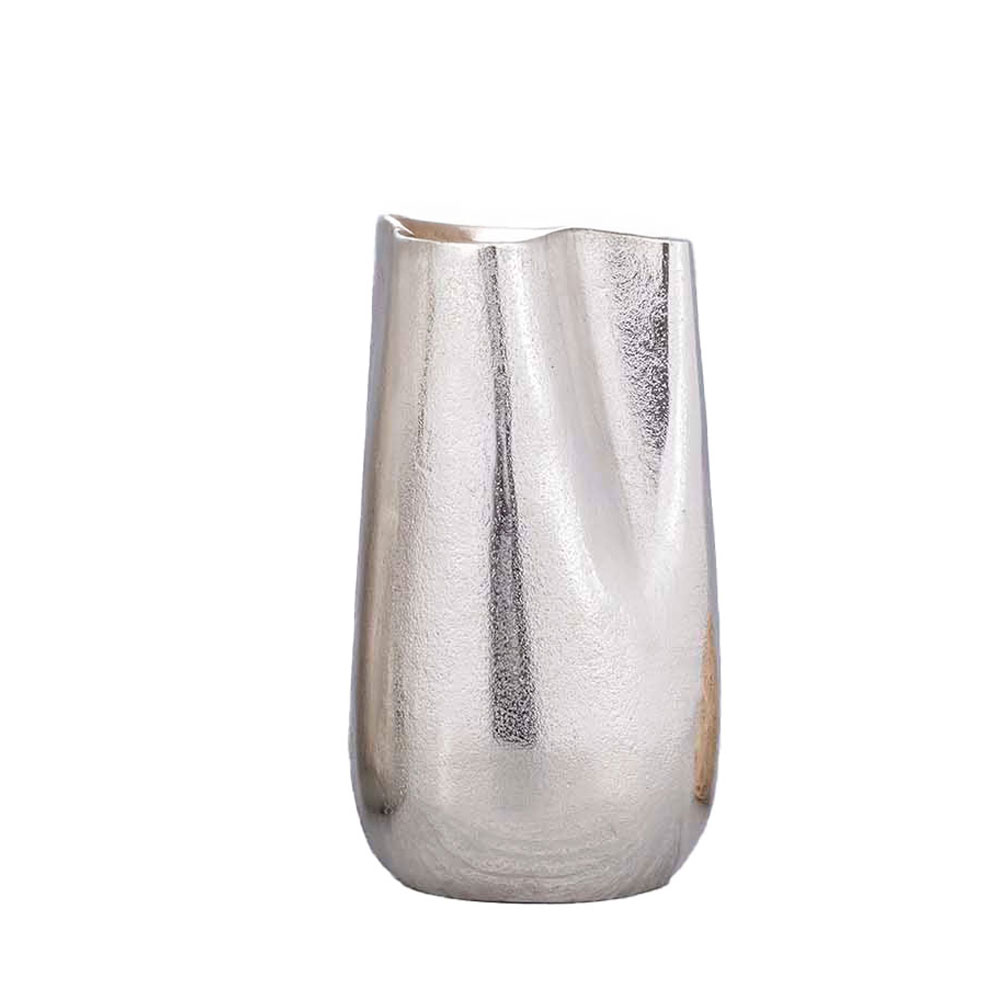 034362-ATETT-first-_1 NATURE VESSEL ΒΑΖΟ 15x14x27cm ΑΛΟΥΜΙΝΙΟ ΑΣΗΜΙ 034362 - Image 1