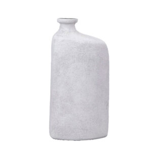 ESPRIT ΒΑΖΟ 17x14x36cm ΑΛΟΥΜΙΝΙΟ ΑΣΠΡΟ 034403