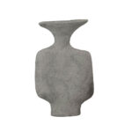 RUSTIC ΒΑΖΟ 18.5x7x29cm ΑΛΟΥΜΙΝΙΟ ΜΑΥΡΟ 034406