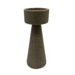 LITO ΚΗΡΟΠΗΓΙΟ 9.5x9.5x25.2cm POLYRESIN STONE ΜΠΕΖ 034480