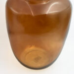 VIDRIO ΒΑΖΟ 25x25x38cm ΓΥΑΛΙ CARAMEL 034522 - Image 3