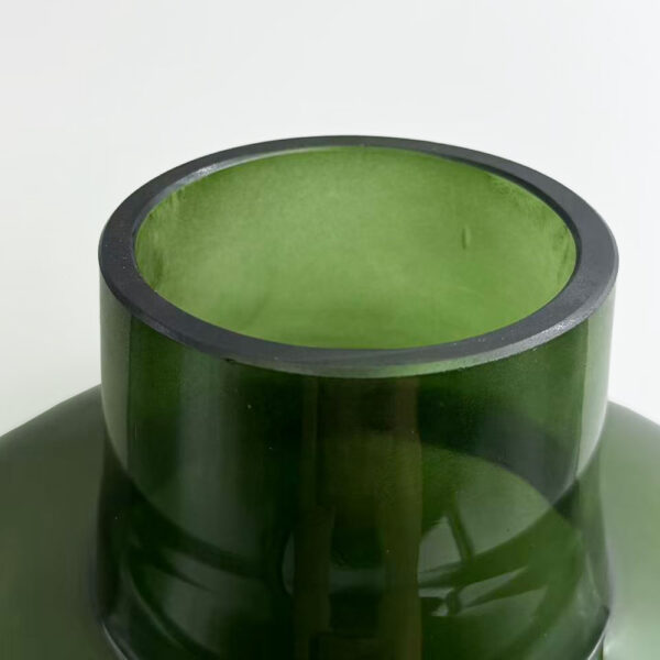 VIDRIO ΒΑΖΟ 25x25x38cm ΓΥΑΛΙ ΠΡΑΣΙΝΟ 034523 - Image 2