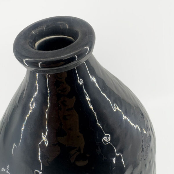 SPICE ΒΑΖΟ 22x22x35.5cm ΓΥΑΛΙ ΜΑΥΡΟ 034528 - Image 2