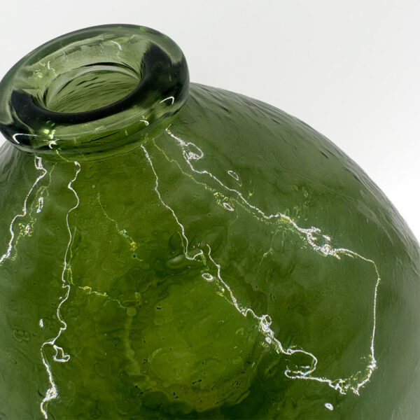 BOCAL ΒΑΖΟ 25x25x25cm ΓΥΑΛΙ ΠΡΑΣΙΝΟ 034531 - Image 2