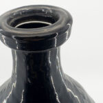 FLACON ΒΑΖΟ 27.5x27.5x46cm ΓΥΑΛΙ ΜΑΥΡΟ 034534 - Image 2