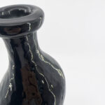 ROMAIN ΒΑΖΟ 15.5x15.5x40cm ΓΥΑΛΙ ΜΑΥΡΟ 034536 - Image 2