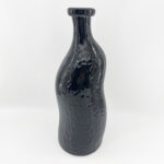 ROMAIN ΒΑΖΟ 15.5x15.5x40cm ΓΥΑΛΙ ΜΑΥΡΟ 034536 - Image 3