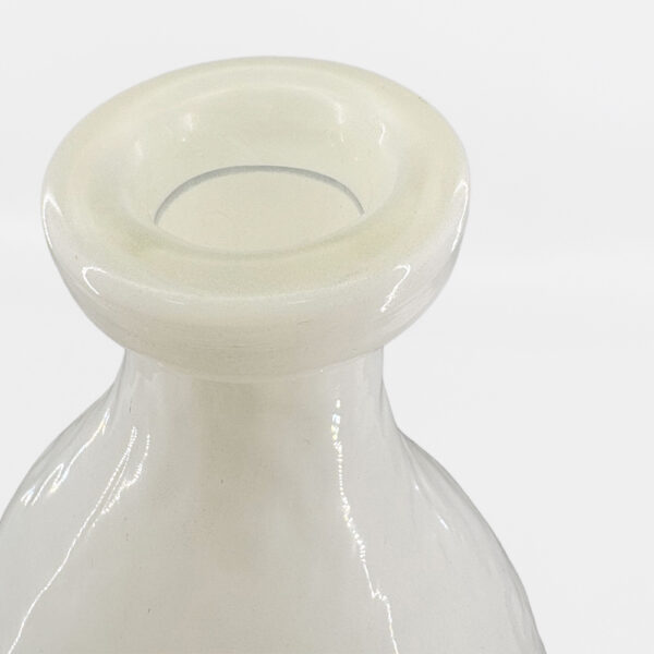 ROMAIN ΒΑΖΟ 15.5x15.5x40cm ΓΥΑΛΙ ΑΣΠΡΟ 034537 - Image 2