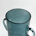 HANDLE ΒΑΖΟ 23x12x23.5cm ΓΥΑΛΙ ΜΠΛΕ 034543 - Image 2