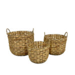 HANDYCONE ΚΑΛΑΘΙ ΥΑΚΙΝΘΟΥ SET 3ΤΜΧ 37x37x36cm ΥΑΚΙΝΘΟΣ ΦΥΣΙΚΟ 034577