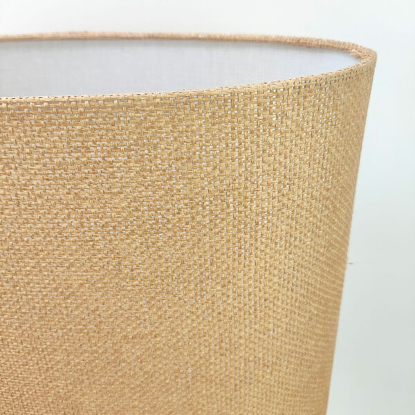 SELENE ΦΩΤΙΣΤΙΚΟ ΕΠΙΤΡΑΠΕΖΙΟ 40x20x59cm ΚΕΡΑΜΙΚΟ ΜΠΕΖ ΛΙΝΟ ΛΕΥΚΟ 034589 - Image 4