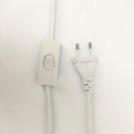 ELYSIA ΦΩΤΙΣΤΙΚΟ ΕΠΙΤΡΑΠΕΖΙΟ 35x35x58cm ΚΕΡΑΜΙΚΟ ΓΚΡΙ ΑΝΟΙΧΤΟ ΛΙΝΟ ΛΕΥΚΟ 034591 - Image 5